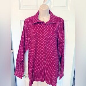 Brand New W/Tags Cinch Fuchsia Diamond Pattern Shirt XXL